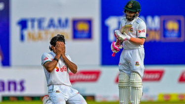 শান্ত-মুশফিকের জোড়া সেঞ্চুরিতে শক্ত অবস্থানে বাংলাদেশ 