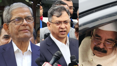 শাহজালাল বিমানবন্দরে মির্জা ফখরুলসহ স্থায়ী কমিটির সদস্যারা