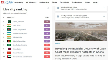 বায়ুদূষণের শীর্ষে দক্ষিণ এশিয়ার ৩ দেশের ৩ শহর (লাইভ আপডেট)