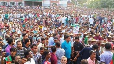 পদ্মার ন্যায্য পানি বণ্টনের দাবিতে বিএনপির বিশাল সমাবেশ