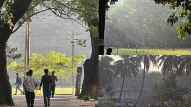 ঢাকা কলেজ ক্যাম্পাসে শীতের আমেজ 