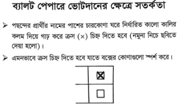 ডাকসুর ভোট দেওয়ার পদ্ধতি 