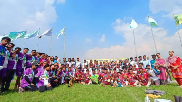 গবিতে আন্তঃবিভাগ ফুটবলে ছেলেদের চ্যাম্পিয়ন বাংলা, মেয়েদের সমাজবিজ্ঞান ও সমাজকর্ম