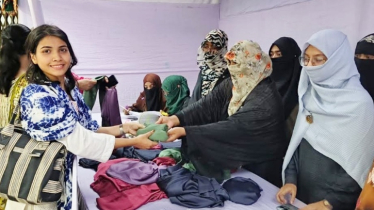 জবিতে ফ্রিতে ১০০০ ছাত্রীকে হিজাব দিলো ছাত্রীসংস্থা
