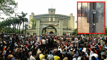 ইশরাককে মেয়রের দায়িত্ব বুঝিয়ে দেওয়ার দাবিতে নগরভবনে শ্রমিক-কর্মচারীদের তালা