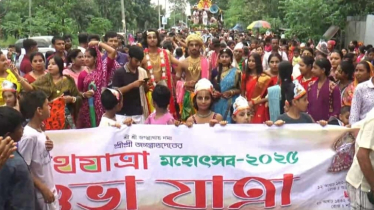 নরসিংদীতে রথযাত্রা; হাজারো সনাতনীর সমাগম  