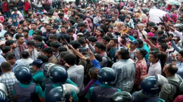 সাম্য হত্যা: ফের শাহবাগ থানা ঘেরাও ঢাবি শিক্ষার্থীদের
