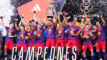 জেদ্দায় বছরের প্রথম এল ক্লাসিকোয় রাফিনহা ঝড়, সুপার কাপ বার্সেলোনার