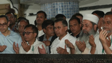 হযরত শাহজালাল (রহ.)-এর মাজার জিয়ারত করলেন তারেক রহমান