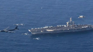 ইরানের কাছাকাছি পৌঁছেছে বিমানবাহী মার্কিন রণতরী