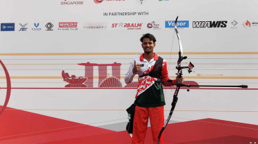 এশিয়ান কাপ আরচ্যারিতে সোনা জিতলেন বাংলাদেশের আলিফ