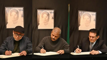 খালেদা জিয়ার মৃত্যুতে শোক বইয়ে স্বাক্ষর করলেন ৩ উপদেষ্টা