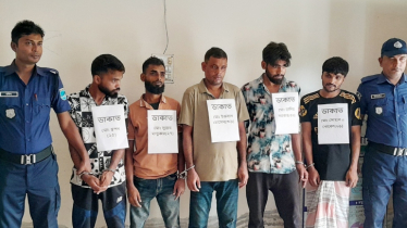 ঢাকা-বরিশাল মহাসড়কে ডাকাত দলের ১৩ সদস্য গ্রেফতার