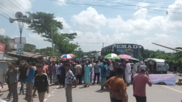 ভাঙ্গায় দুই মহাসড়ক অবরোধ