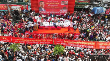নয়াপল্টনে শ্রমিক দলের সমাবেশে জনসমুদ্র