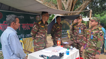 খাগড়াছড়ি সেনা জোনের উদ্যোগে ৬শতাধিক মানুষকে চিকিৎসাসেবা প্রদান