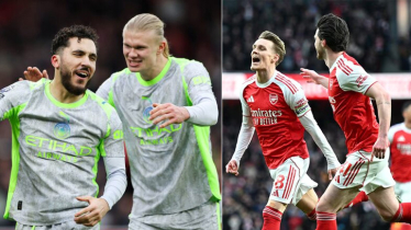 আলো ছড়ালো আর্সেনাল, আধাঘণ্টাও শীর্ষে থাকতে পারলো না ম্যানসিটি