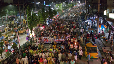 তারেক রহমানকে কটূক্তির প্রতিবাদে হাজারো নেতাকর্মী নিয়ে ইশরাক হোসেনের বিক্ষোভ