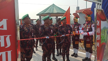পঞ্চগড় সীমান্তে নিরাপত্তা আরও জোরদার করতে নতুন বিওপি উদ্বোধন