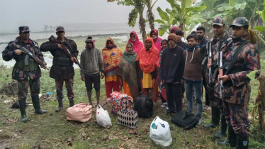 ভারত থেকে সীমান্ত দিয়ে অবৈধ অনুপ্রবেশের সময় ২৭ জন আটক