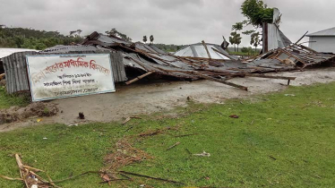 চরফ্যাশনে ঘূর্ণিঝড়ের তাণ্ডবে ১৭ শিক্ষাপ্রতিষ্ঠান বিধ্বস্ত