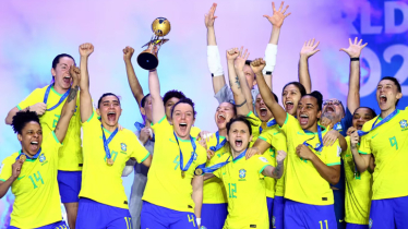 ফুটসাল বিশ্বকাপে অপরাজিত চ্যাম্পিয়ন ব্রাজিলের নারীরা