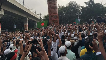 জুমার পর আবার উত্তাল শাহবাগ, হাদির জন্য মুনাজাতের পর শপথ