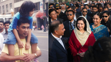 বাবার কাঁধে চড়ে আছেন জাইমা, স্ট্যাটাসে জানালেন না বলা কথা