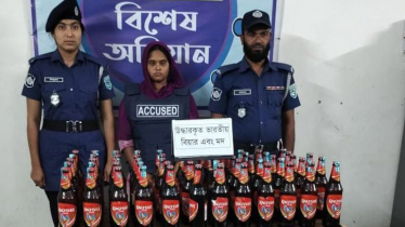 জান্নাতি বেগমের খাটের নিচে পাওয়া গেল ৭৭ বোতল বিদেশি মদ
