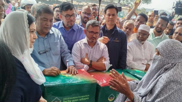 রাজধানীর ভাষানটেকে অগ্নিকাণ্ডে ক্ষতিগ্রস্তদের পাশে ডা. জুবাইদা রহমান