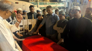 হাদির কফিন দেখেই কান্নায় ভেঙে পড়লেন হাসনাত-সাদিক কায়েমরা