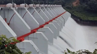 কাপ্তাই হ্রদের গেট ২ ফুট খোলা হলো, সেকেন্ডে যাচ্ছে ৩৯ কিউসেক পানি