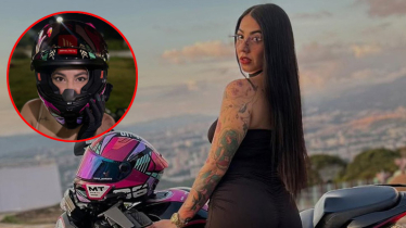 নিয়ন্ত্রণ হারিয়ে দুই ট্রাকের মাঝে লেডি বাইকার, ঘটনাস্থলেই মৃত্যু