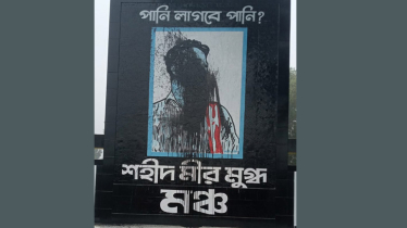 মীর মুগ্ধের স্মৃতিস্তম্ভে ‘কালি নিক্ষেপ’, এলাকায় চাঞ্চল্য