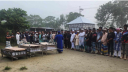 পাশাপাশি কবরে শায়িত মালয়েশিয়ায় আগুনে নিহত ৩ বাংলাদেশি