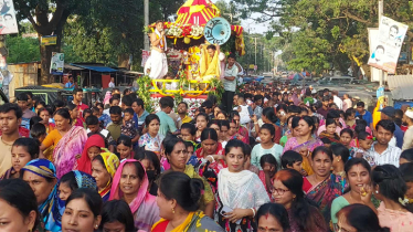 উৎসাহ ও উদ্দীপনার মধ্য দিয়ে নরসিংদীতে রথযাত্রা উৎসব পালিত