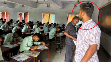 পরীক্ষাকেন্দ্রে ছাত্রদল নেতা, এলাকায় চাঞ্চল্য, সচিবকে শোকজ