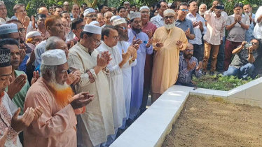 মা-বাবা ও ভাইয়ের কবর জিয়ারত করে নির্বাচনী প্রচার শুরু খৈয়মের