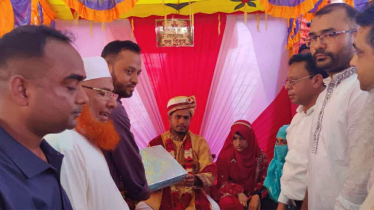 নিহত বিএনপি নেতার মেয়ের বিয়ের আনুষ্ঠানিকতা সম্পন্ন করলেন তারেক রহমান
