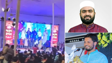 পূজার মঞ্চে ইসলামী সংগীত: নিজেদের অবস্থান জানালো ছাত্রশিবির