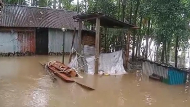 চারিদিকে পানিবন্দী, সিলেটবাসীর বিষাদের ঈদ 
