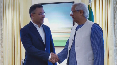 ড. ইউনূসের সাথে তারেক রহমানের বৈঠকের পর যৌথ সংবাদ সম্মেলন অনুষ্ঠিত