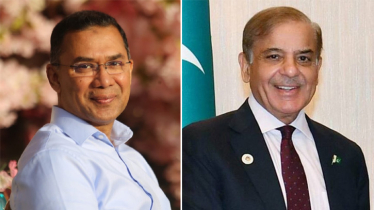 তারেক রহমানকে অভিনন্দন জানালেন পাকিস্তানের প্রধানমন্ত্রী