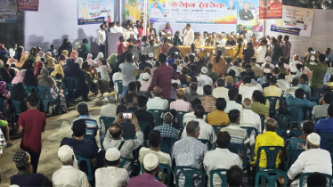 তুরাগে মোস্তফা জামানের উঠান বৈঠকে জনতার ঢল