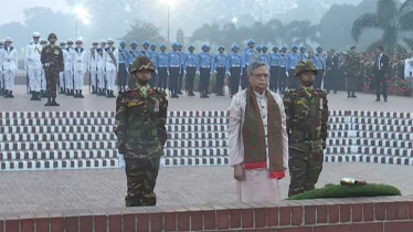বিজয় দিবসে জাতীয় স্মৃতিসৌধে রাষ্ট্রপতির শ্রদ্ধা নিবেদন