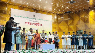 শপথ নিলেন চাকসুর নবনির্বাচিত ছাত্রপ্রতিনিধিরা