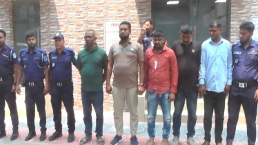 র‍্যাব পরিচয়ে বাসে ডাকাতি করতে গিয়ে আটক ৫