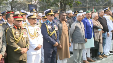 খালেদা জিয়ার জানাজায় উপস্থিত প্রধান উপদেষ্টা 