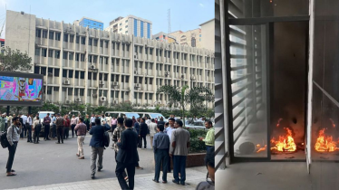 আবারও সচিবালয়ের ১০তলা ভবনে আগুন