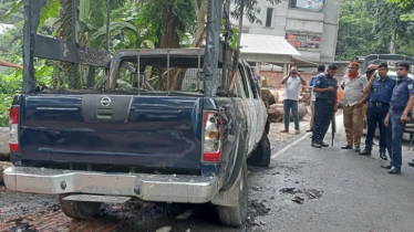 গোপালগঞ্জে পুলিশের গাড়িতে হামলা-আগুন, মামলার আসামি ৫৭৫ জন